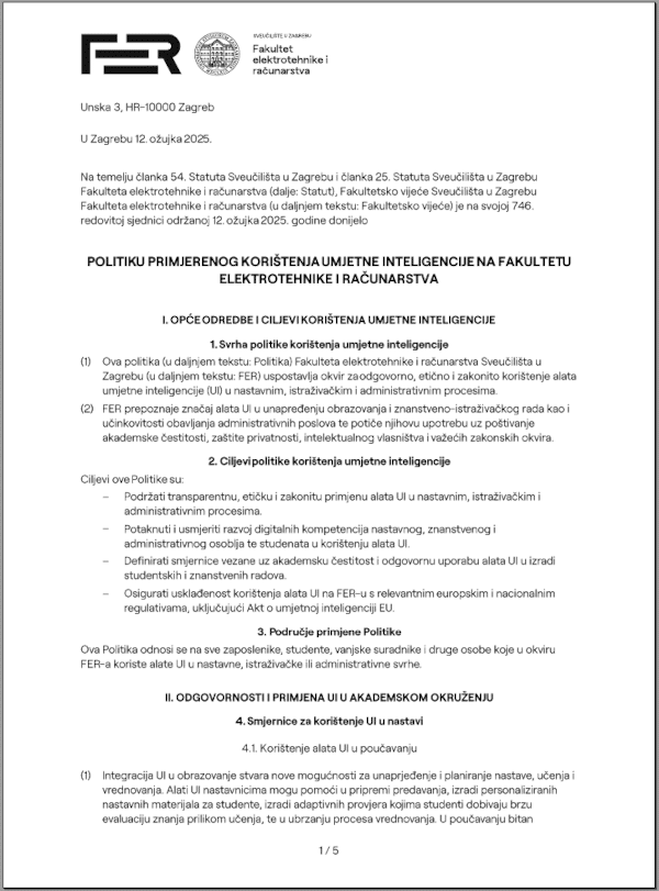 Stylized image of an official policy document and pen — illustrating the article on framing AI policy choices.